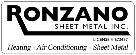 Ronzano Sheet Metal Inc, Contact Us 